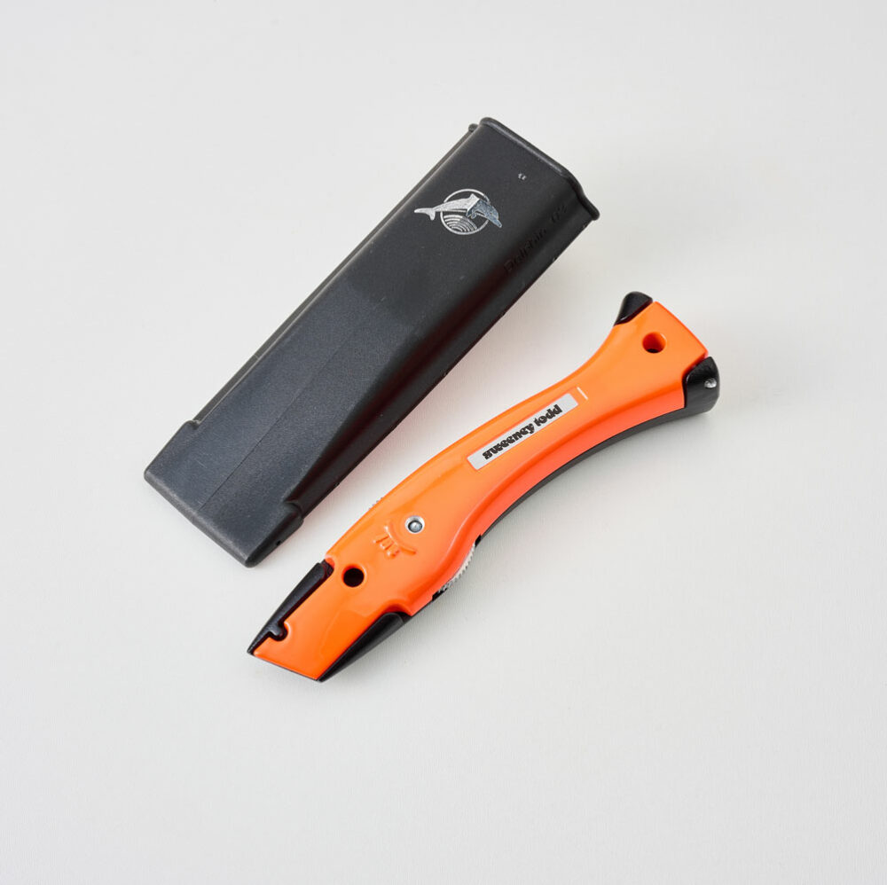 Dolphin Knife 10290 Matt Black/Signal Orange